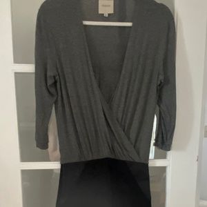 MASON black &grey long sleeved sexy af Mini Dress